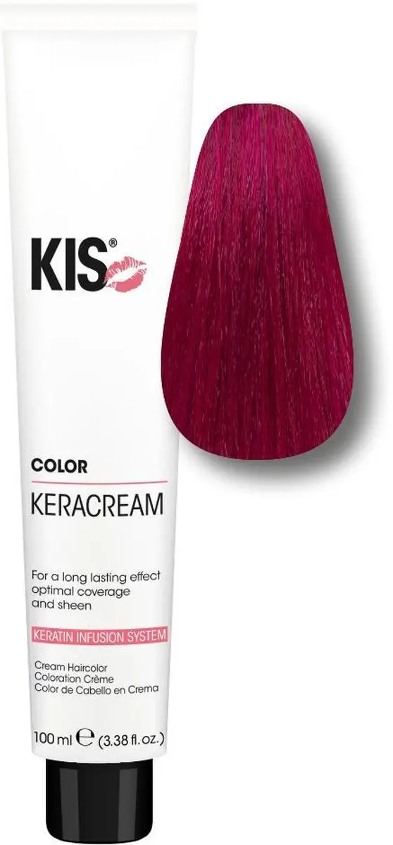 KIS KeraCream Color Violet Booster 100ml - Permanent Rood