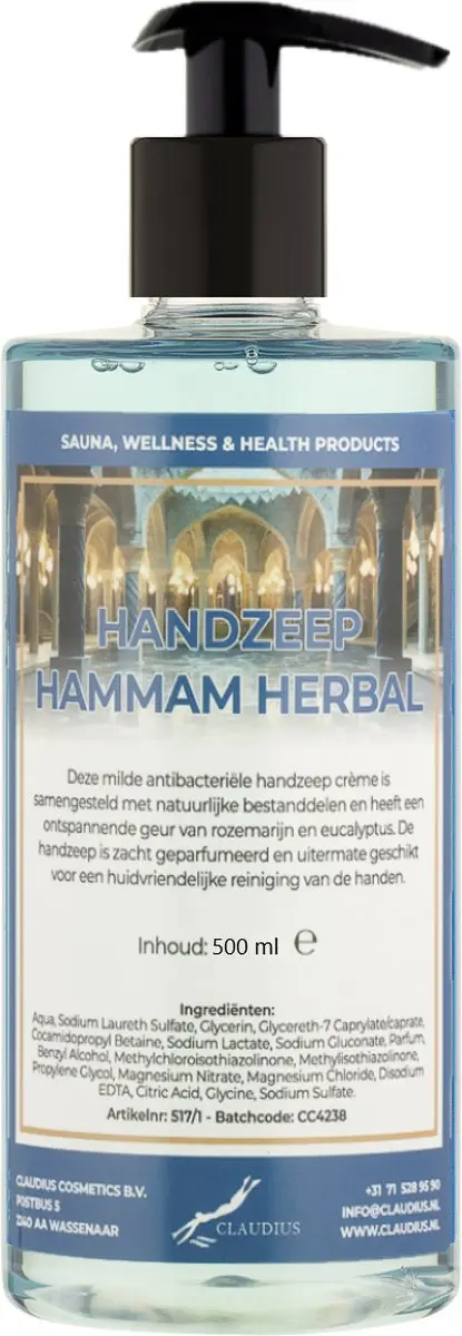 Splashbox Cosmetics Hammam Herbal Handzeep 500ml
