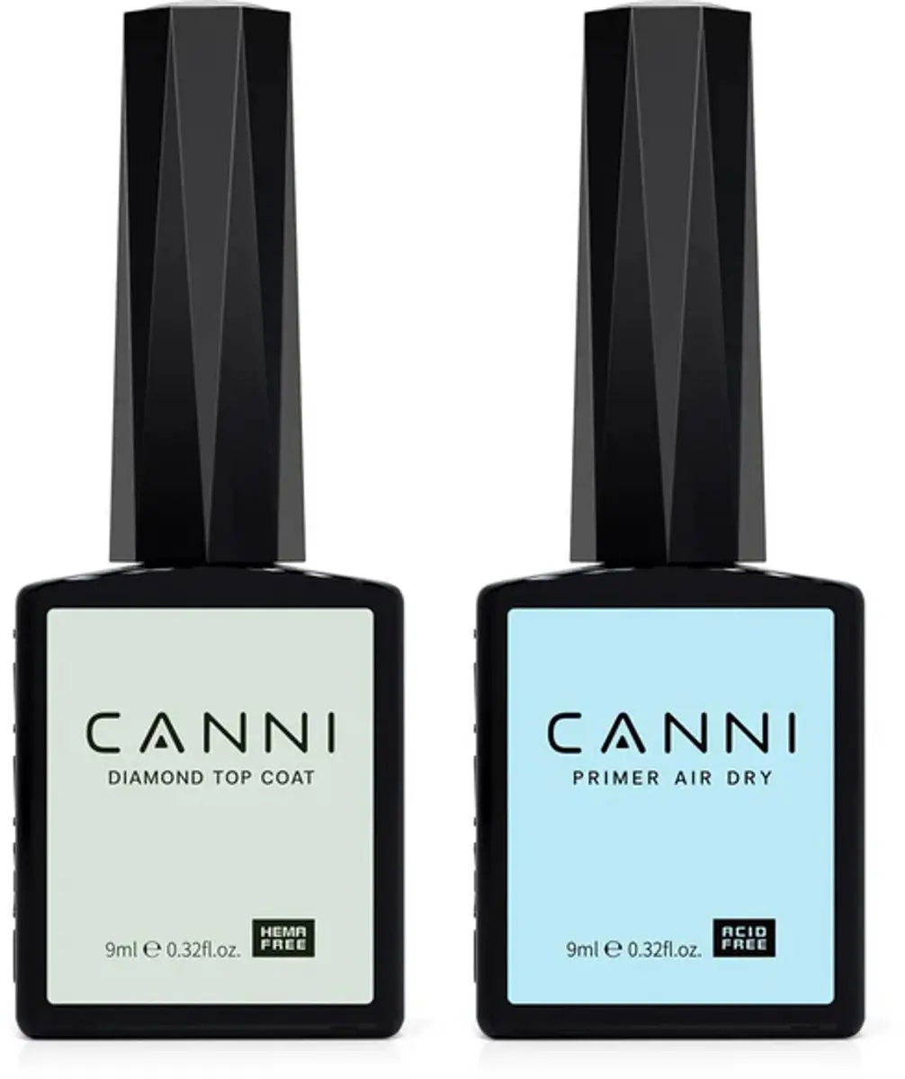 Canni Top Coat & Primer UV Gellak Set 18ml