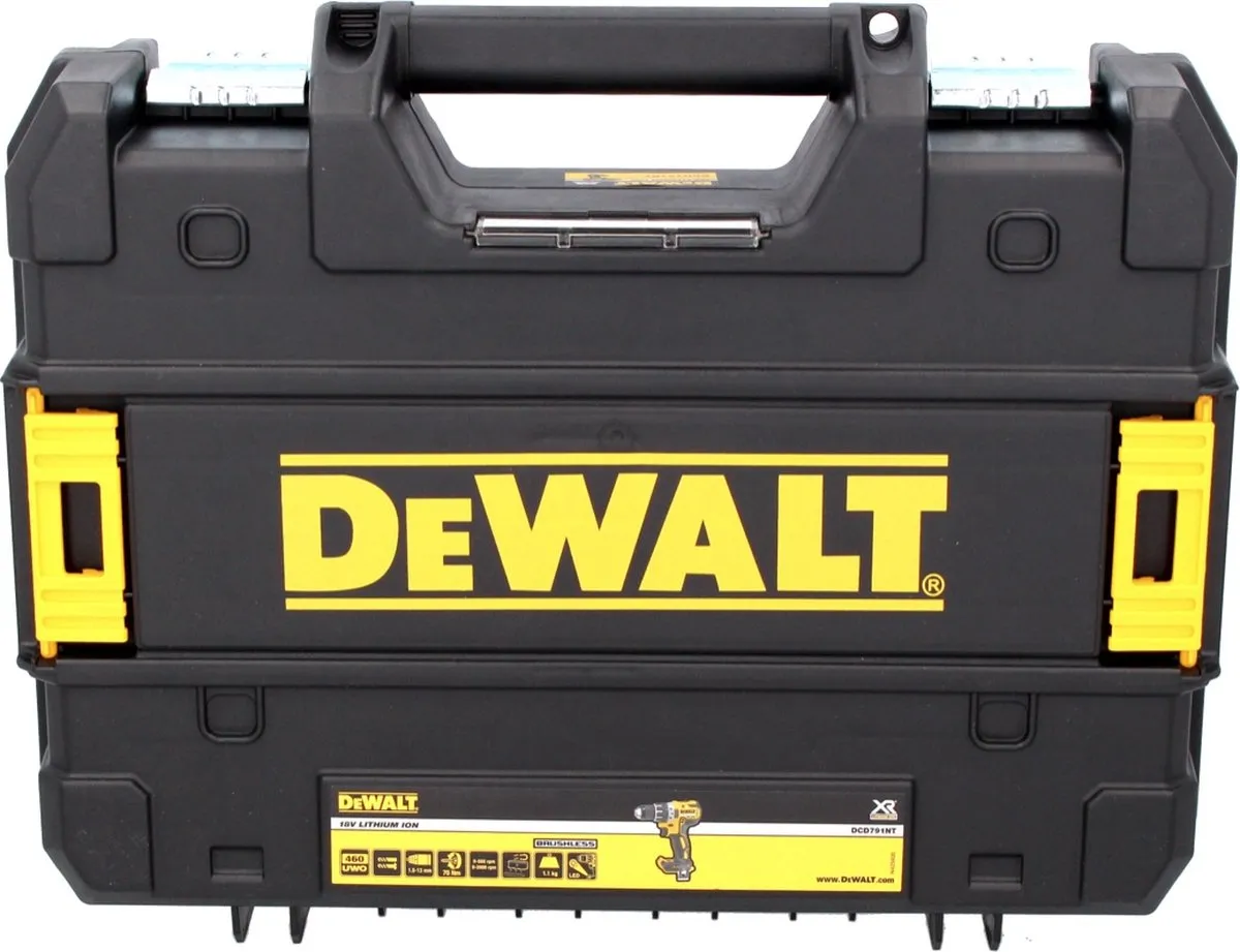 DeWalt DCD791NT Accuboormachine 18V 70Nm Borstelloos - 1x 2.0Ah Accu - afbeelding 4 van 5