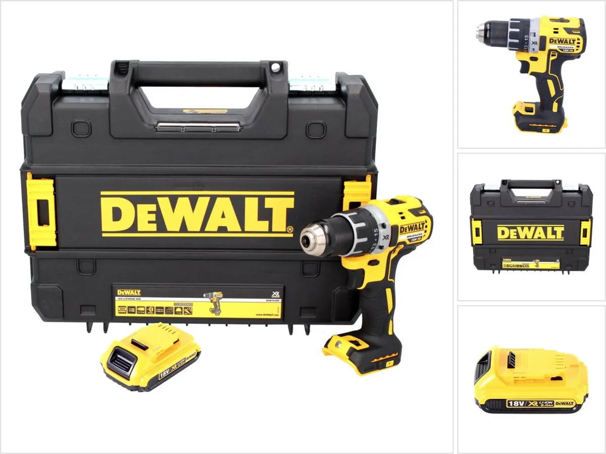DeWalt DCD791NT Accuboormachine 18V 70Nm Borstelloos