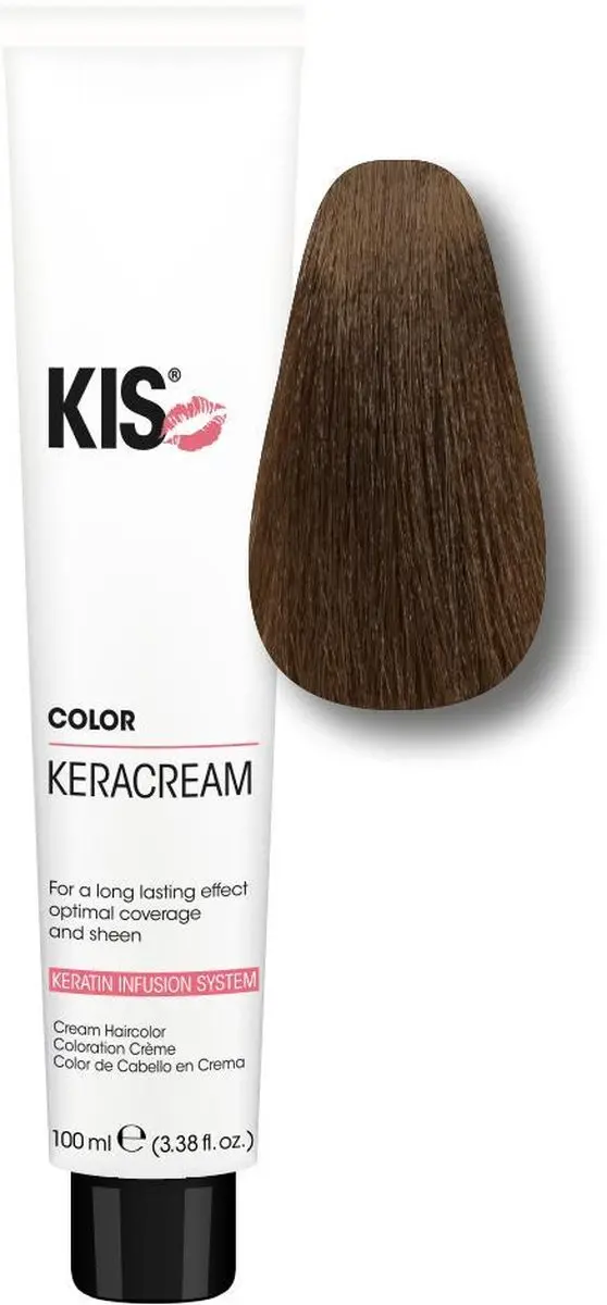 KIS KeraCream Color 100ml - 6N Midden Bruin