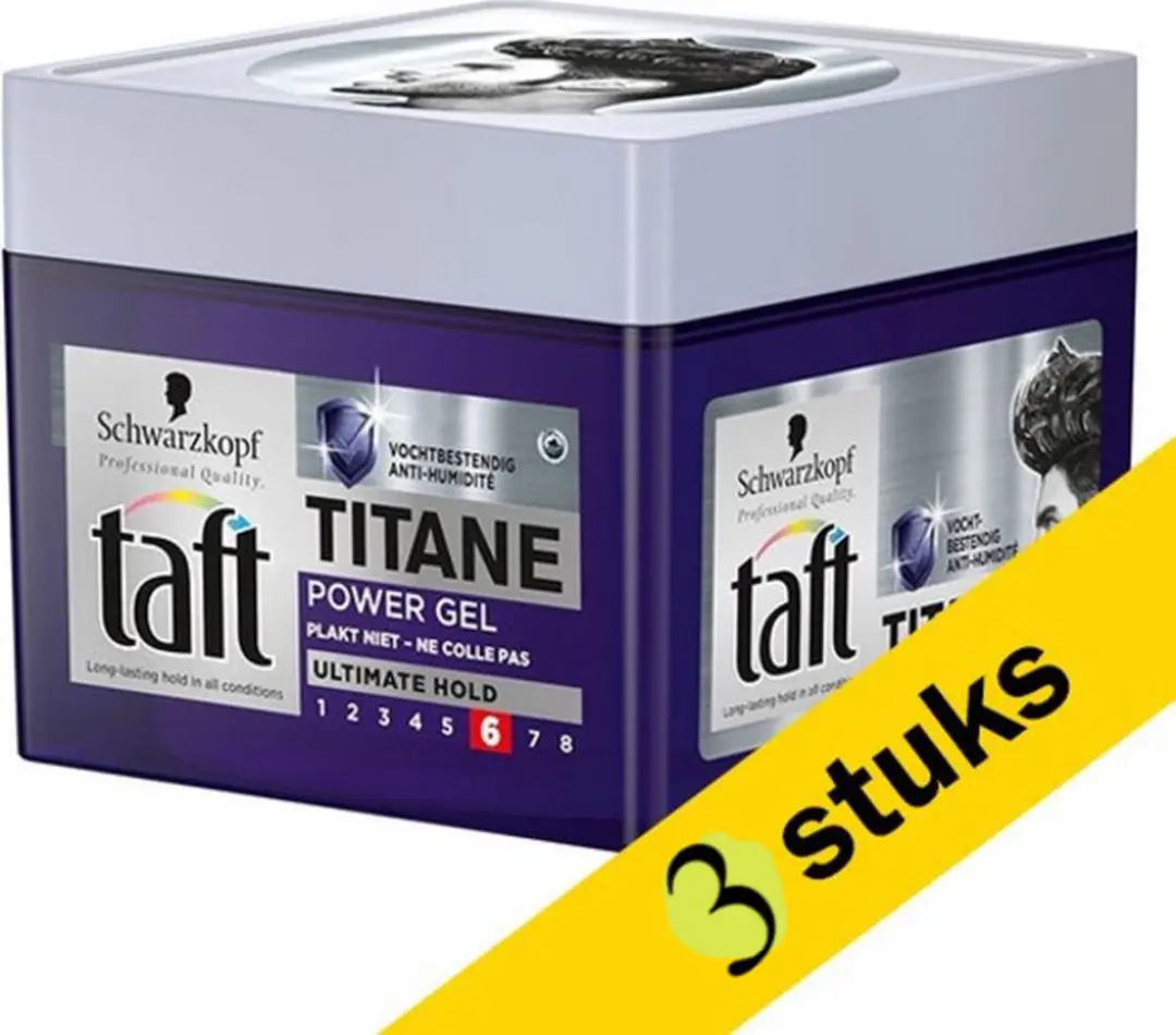 Taft Men Power Gel Titane 250ml