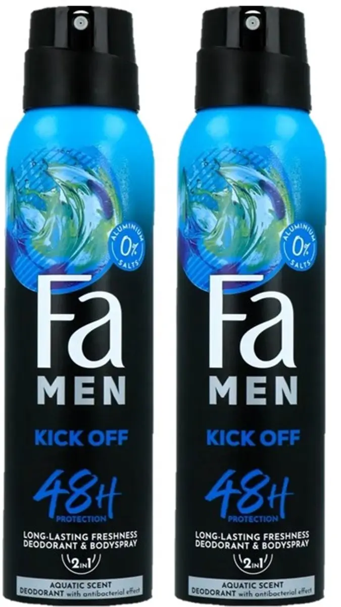Fa Men Kick-Off Deodorant & Bodyspray 2in1