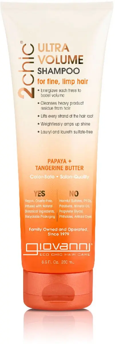 Giovanni Cosmetics 2chic Ultra-Volume Shampoo Tangerine Papaya 250ml
