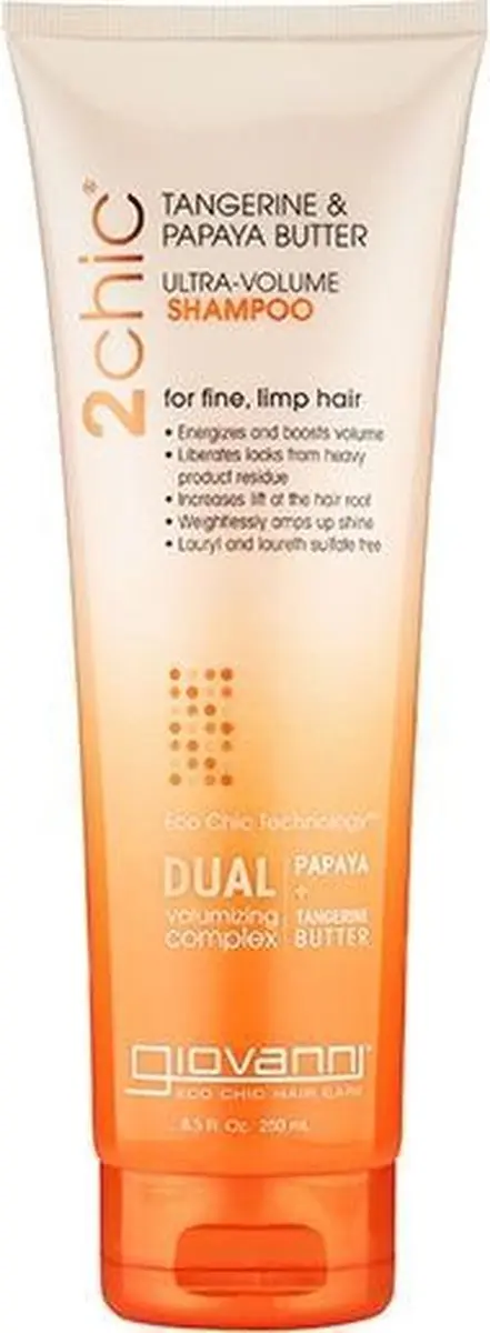 Giovanni Cosmetics 2chic Ultra-Volume Shampoo Tangerine Papaya 250ml