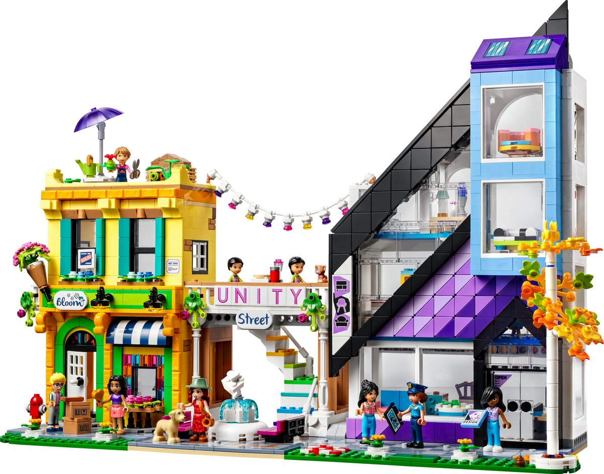 LEGO Friends Bloemen- en decoratiewinkel in de stad, Bouwspeelgoed voor Kinderen - 41732