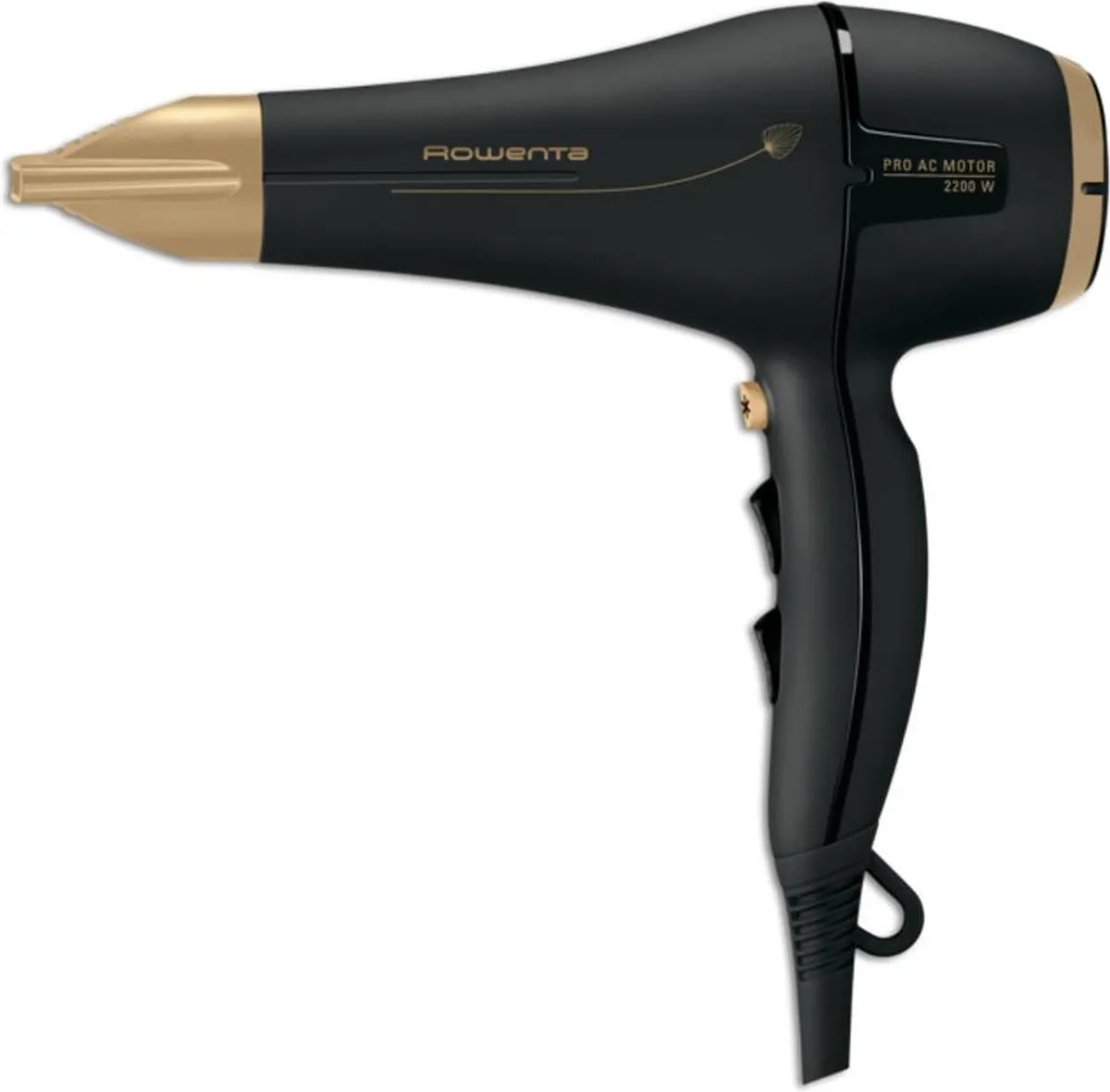 Rowenta Signature Pro CV7846F0 Haardroger 2200W - Zwart/Goud