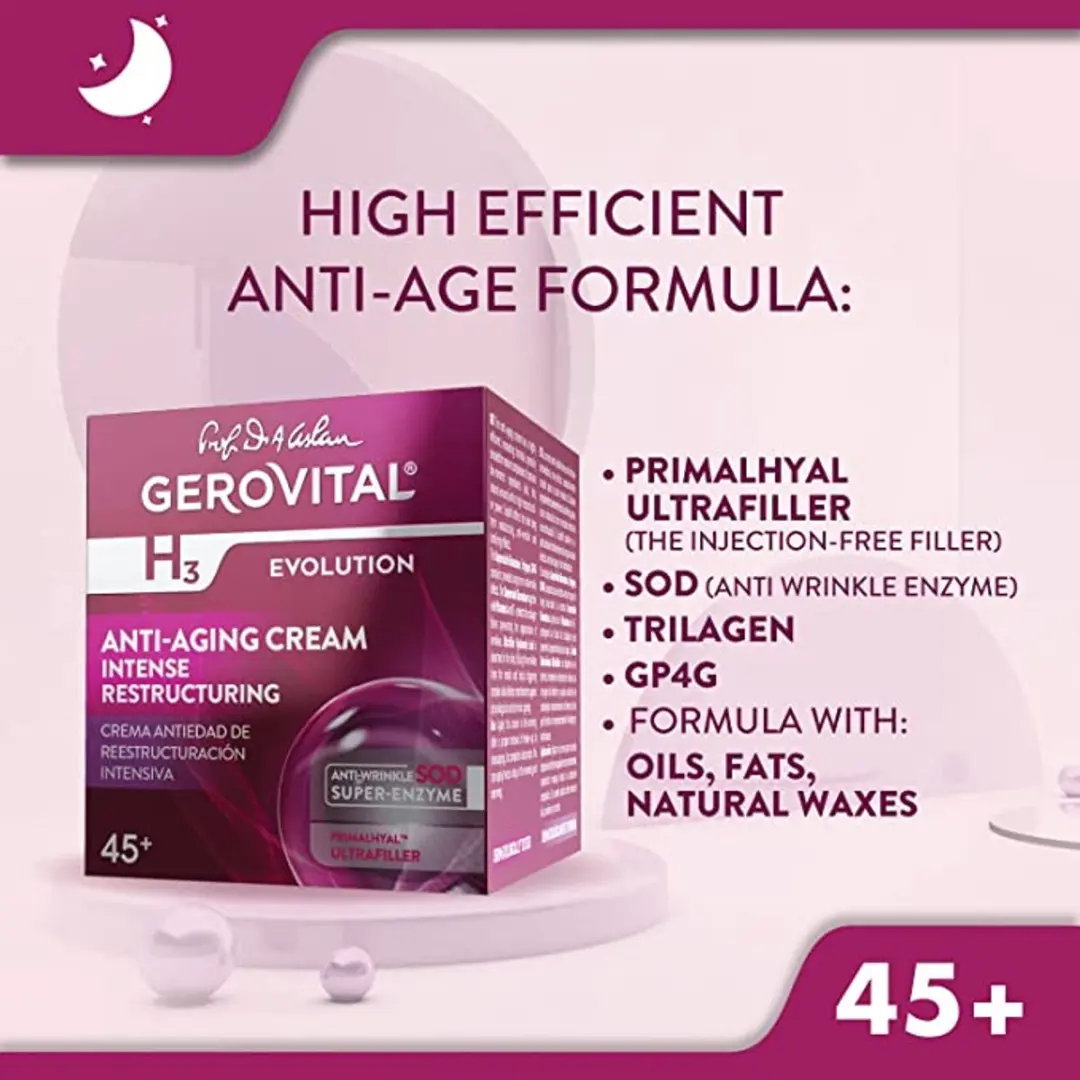 Gerovital H3 Evolution 45+ Nachtcrème 50ml