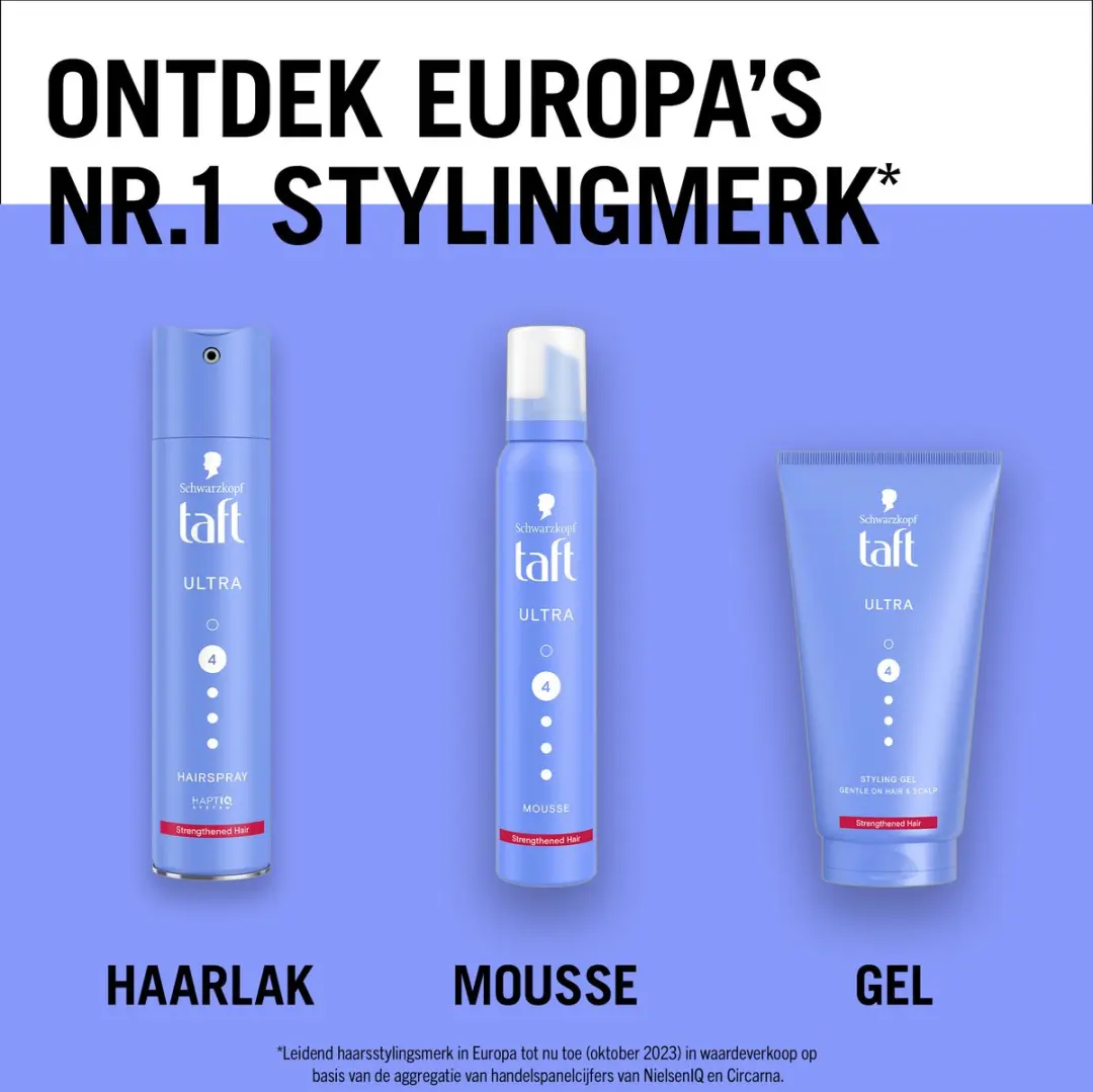 Taft Ultra Styling Gel - 6x150ml