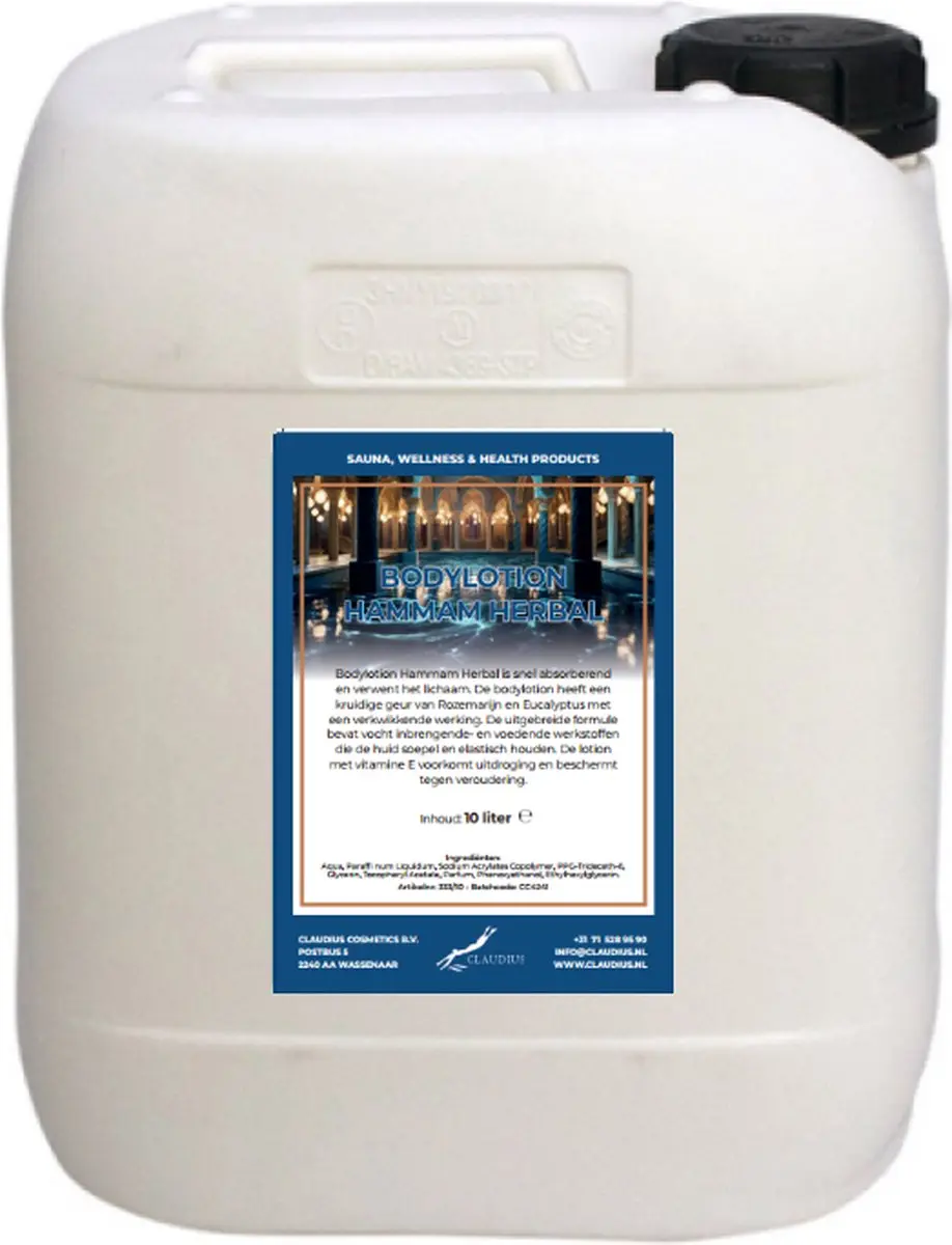 Splashbox Cosmetics Hammam Herbal Bodylotion 10L
