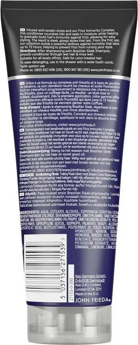 John Frieda Ease Conditioner 250ml