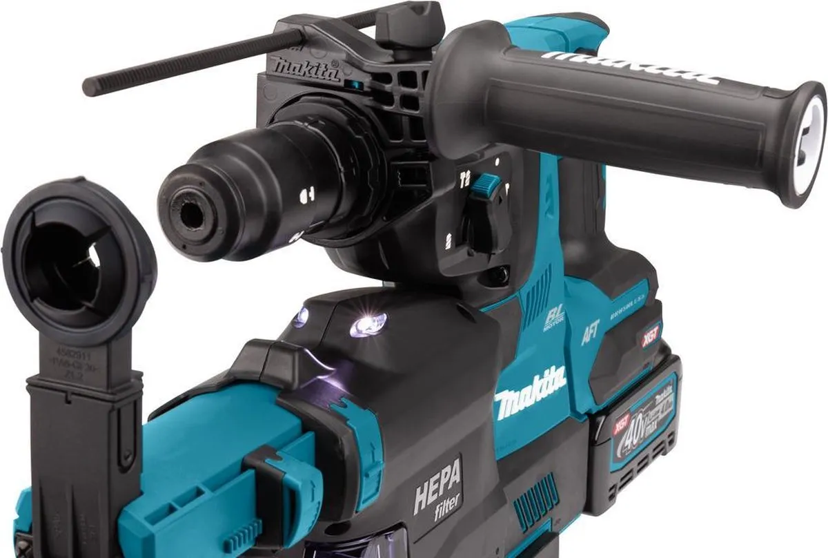 Makita HR002GM204 SDS-Plus CombiHamer Set - 2x 4,0Ah - 2,9J - Koolborstelloos