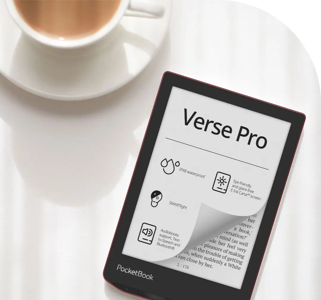 PocketBook Verse Pro PB634-A-WW eReader - 6 inch - 16GB - Azure