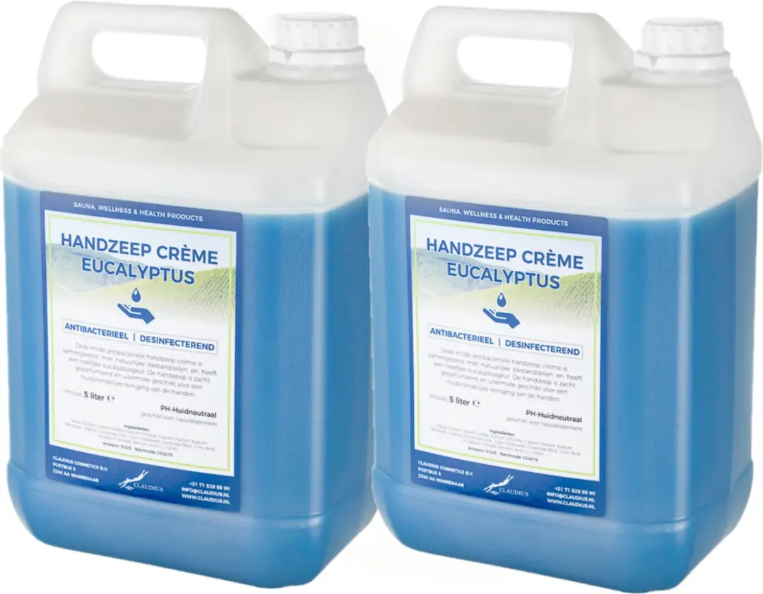 Splashbox Cosmetics Handzeep Crème Eucalyptus 5L