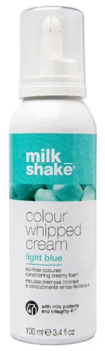 Milk Shake Coloured Whipped Cream Light Blue 100ml
