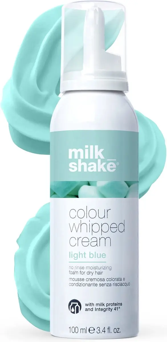 Milk Shake Coloured Whipped Cream Light Blue 100ml