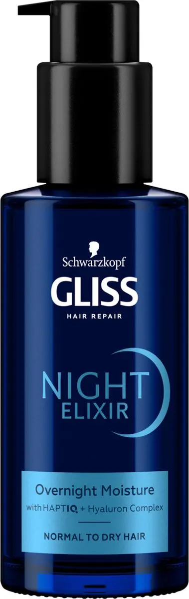 Gliss Night Elixer Overnight Moisture Haarserum 100ml