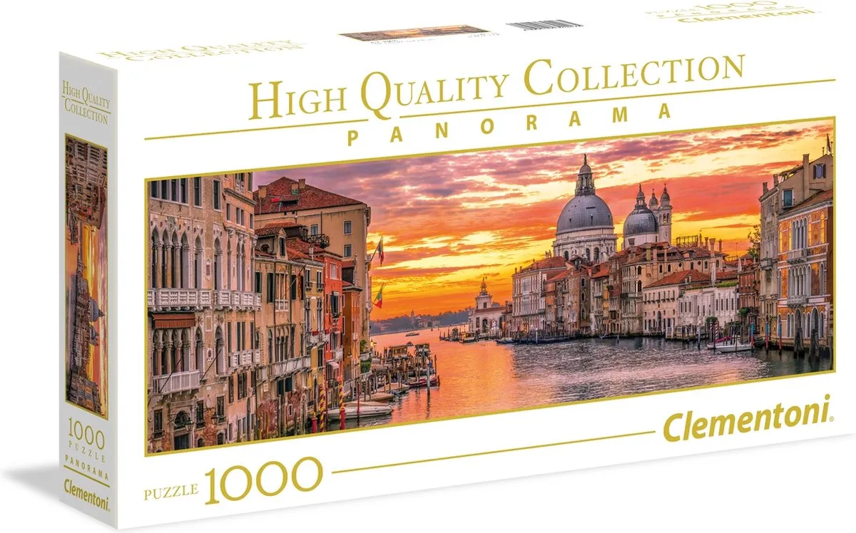 Clementoni The Grand Canal-Venice Puzzel 1000 Stuks - Multi Kleur