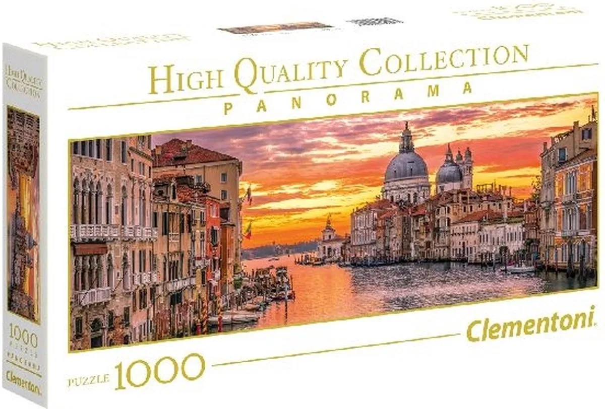 Clementoni The Grand Canal-Venice Puzzel 1000 Stuks - Multi Kleur