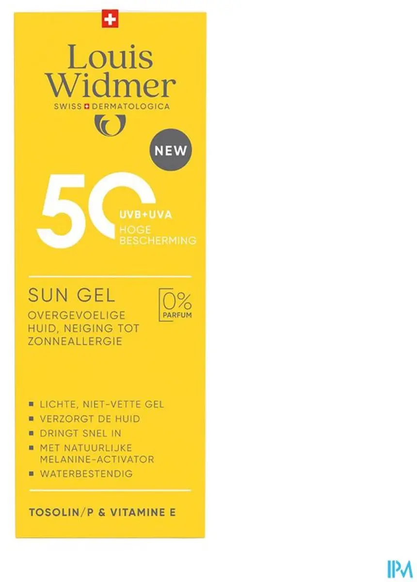 Louis Widmer Zonnegel SPF 50 100ml - Gezicht & Lichaam