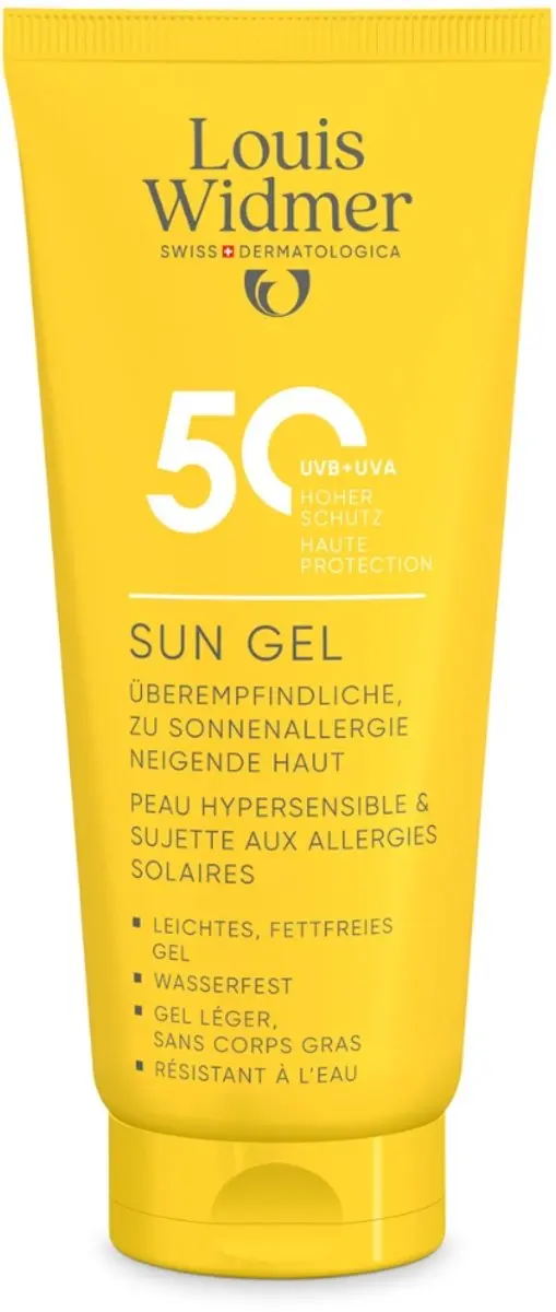 Louis Widmer Zonnegel SPF 50 100ml