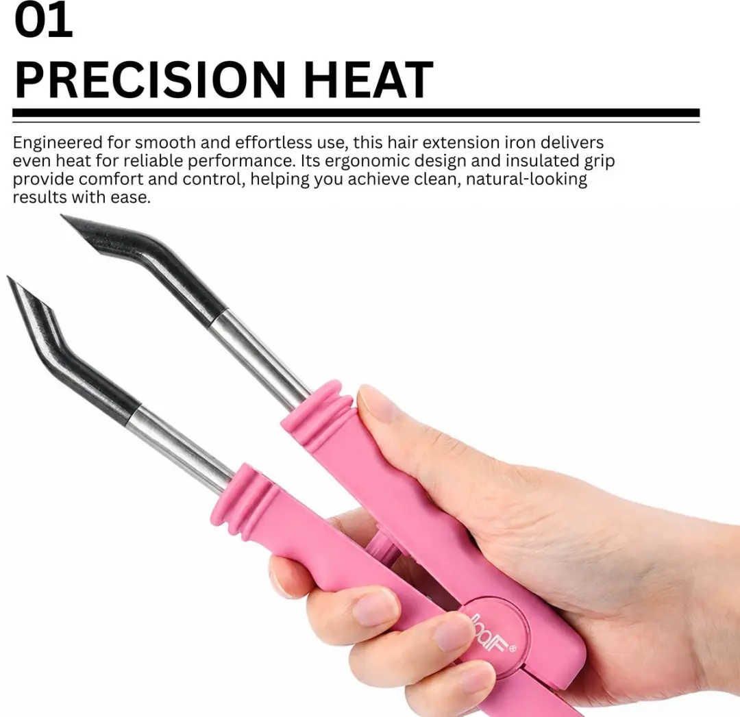 Guardian Beauty L-618 Loof Hair Extension Iron - Roze - 100g