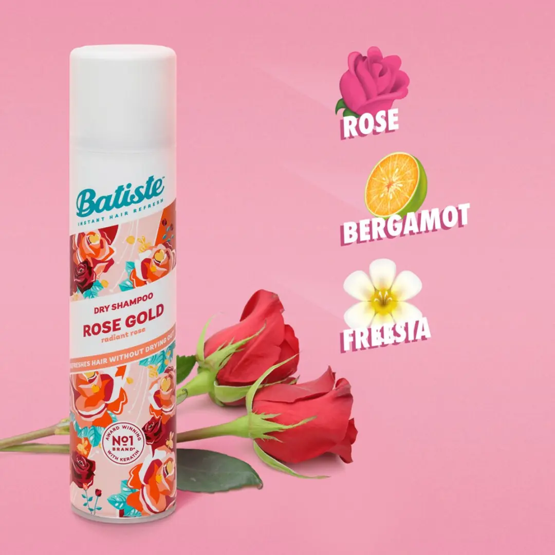 Batiste Droogshampoo Rose Gold 200ml