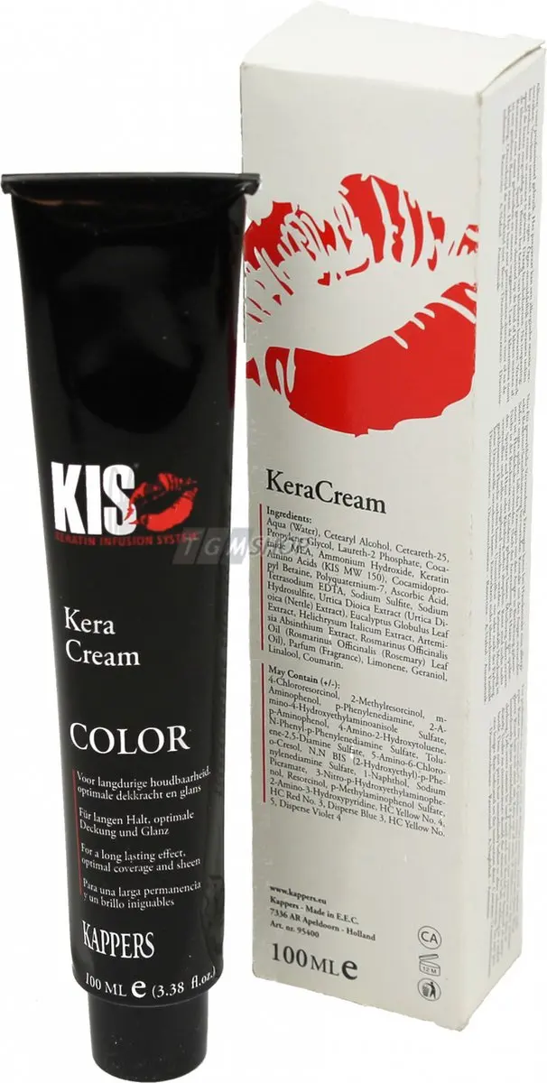 KIS KeraCream Color 100ml - 5RK Rood Permanent