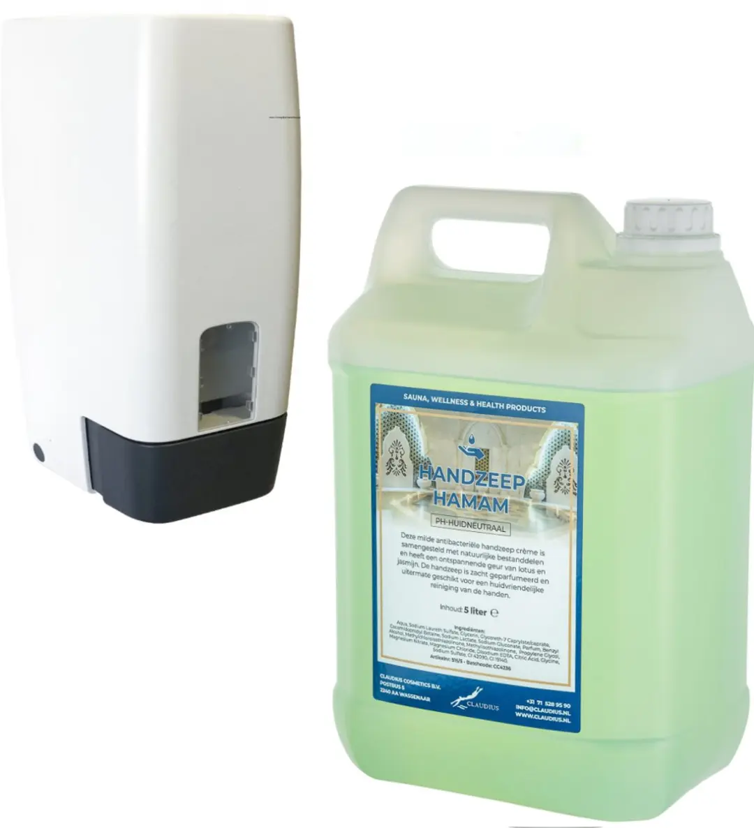 Splashbox Cosmetics Zeepdispenser 1L + 5L Handzeep Hamam