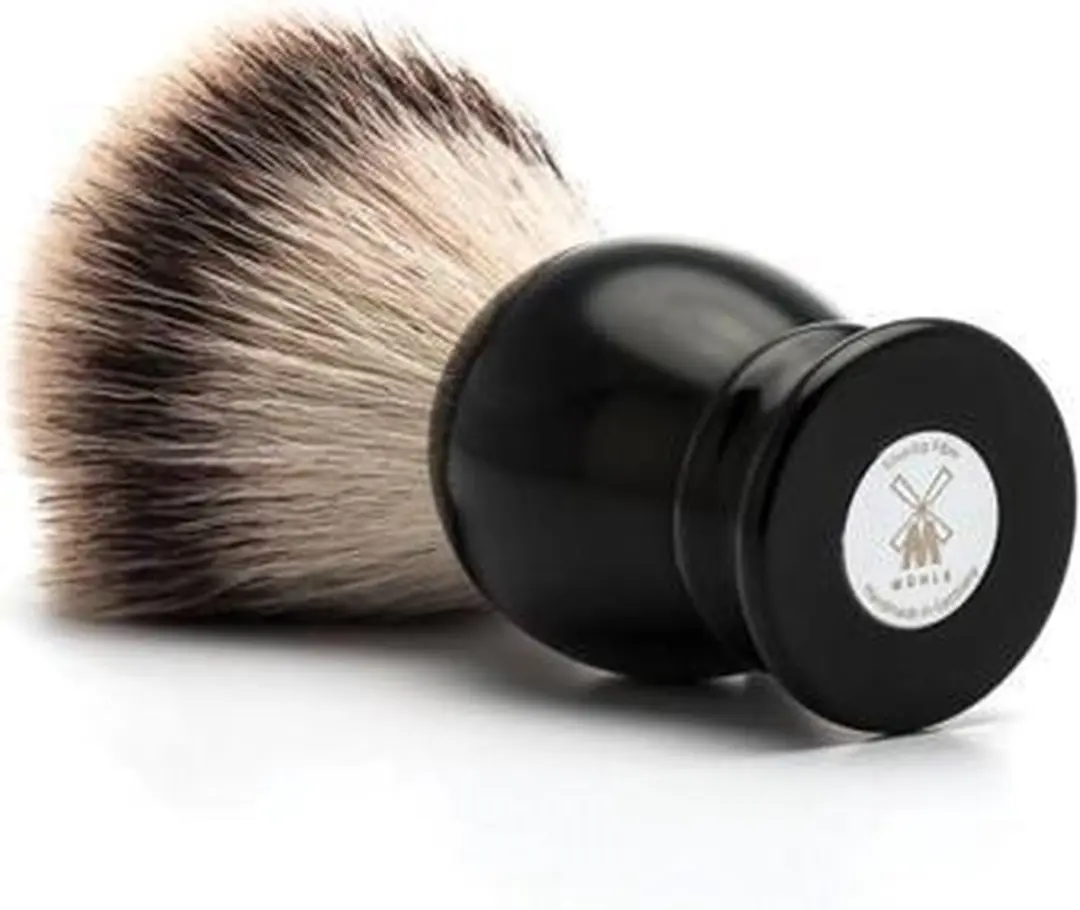 Mühle Classic Silvertip Fibre Scheerkwast - Zwart