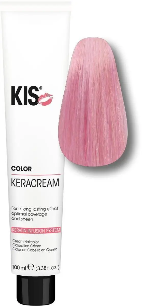 KIS KeraCream Color Metallics 100ml - Roze Permanent