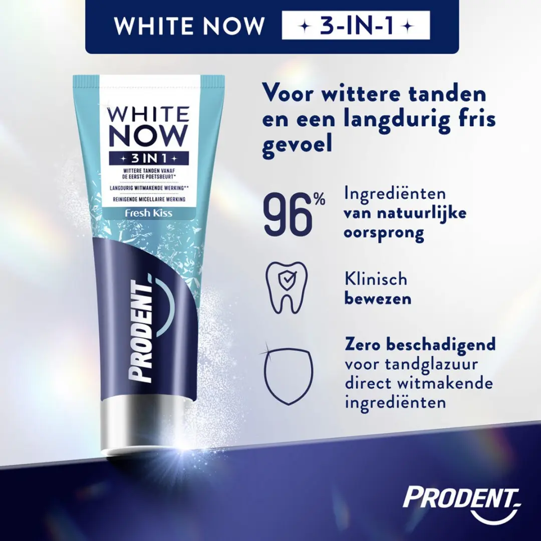 Prodent Tandpasta 3in1 Fresh Kiss 75ml