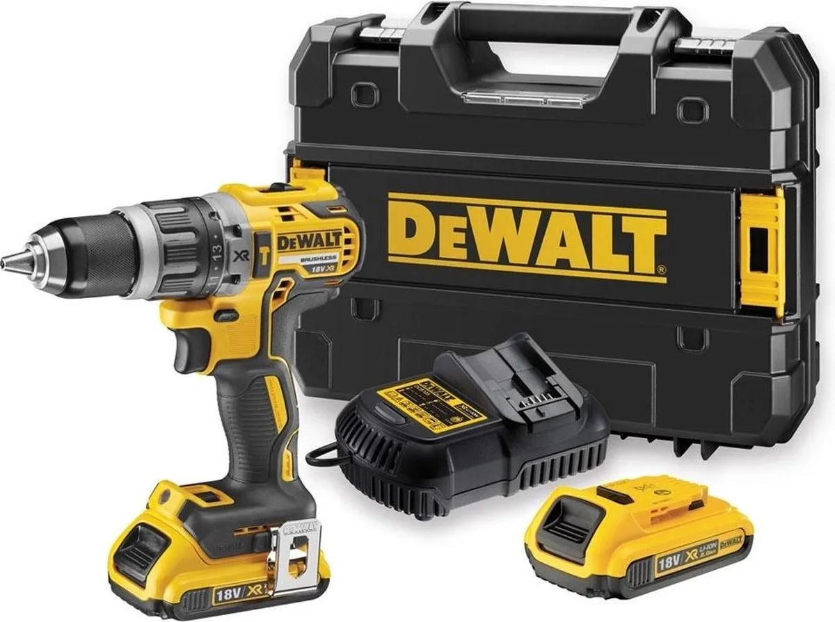DeWalt DCD796D2 Klopboormachine - 2x 2.0Ah XR Accu - TSTAK Koffer