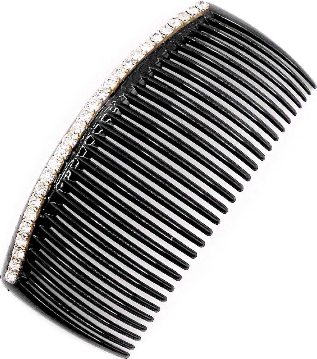 Hairmode Zijkam Zwart met Strass