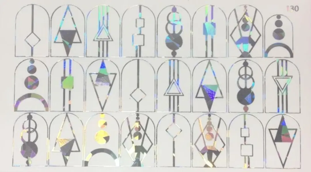 Korneliya Folie Decal 130 Zilver Glass