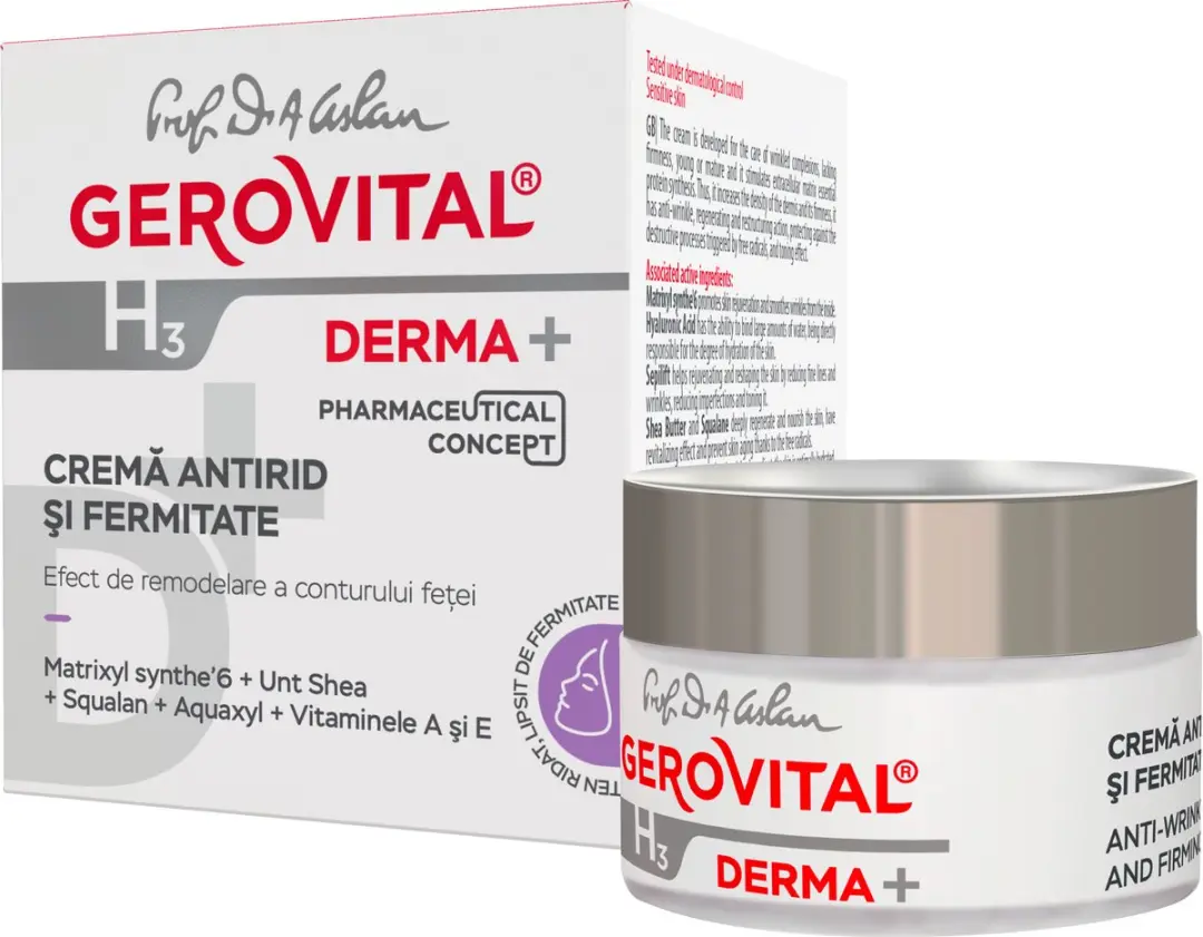Gerovital Derma+ Anti-rimpel Dagcrème 50ml