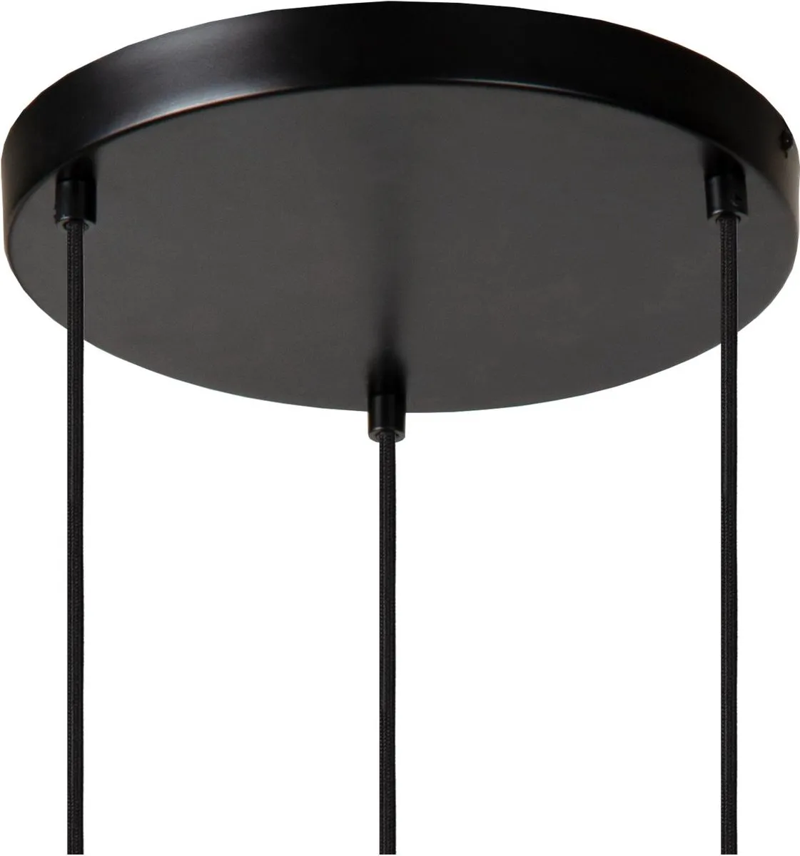Lucide Marius Hanglamp Ø48,5cm - 3xE27 Zwart