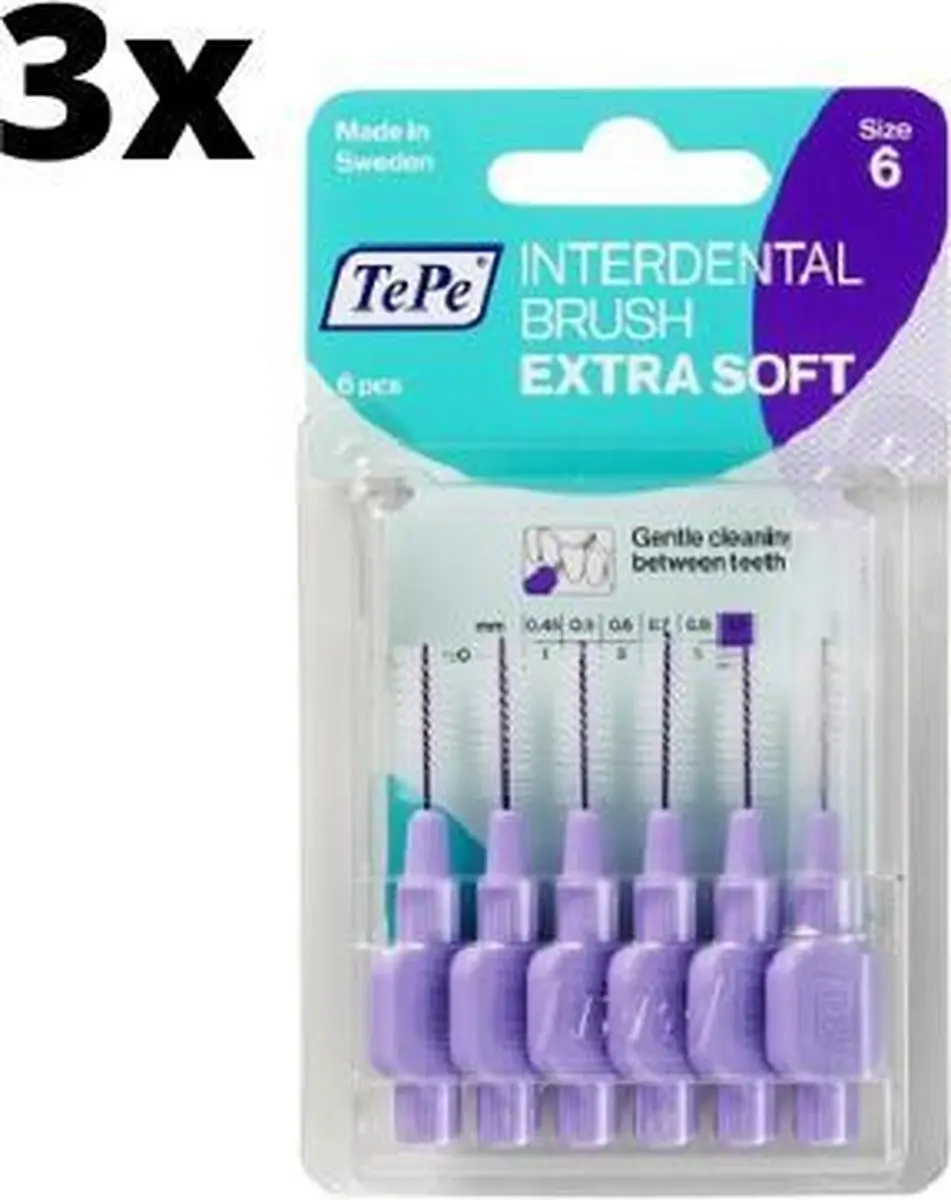 TePe Extra Soft Lila Ragers 1,10mm