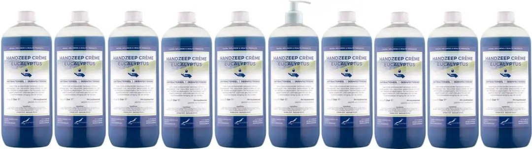 Splashbox Cosmetics Handzeep Crème Eucalyptus 1L