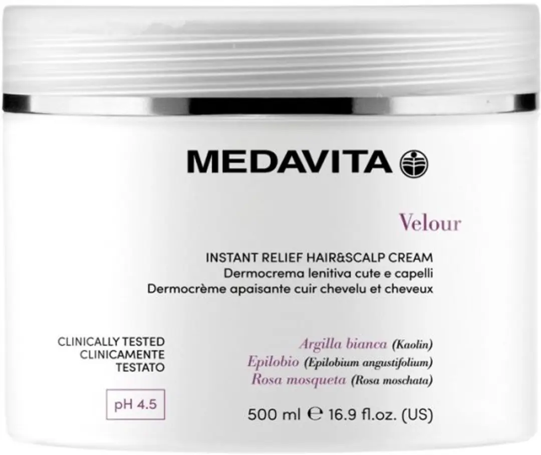 Medavita Velour Instant Relief Haar & Hoofdhuidcrème 500ml