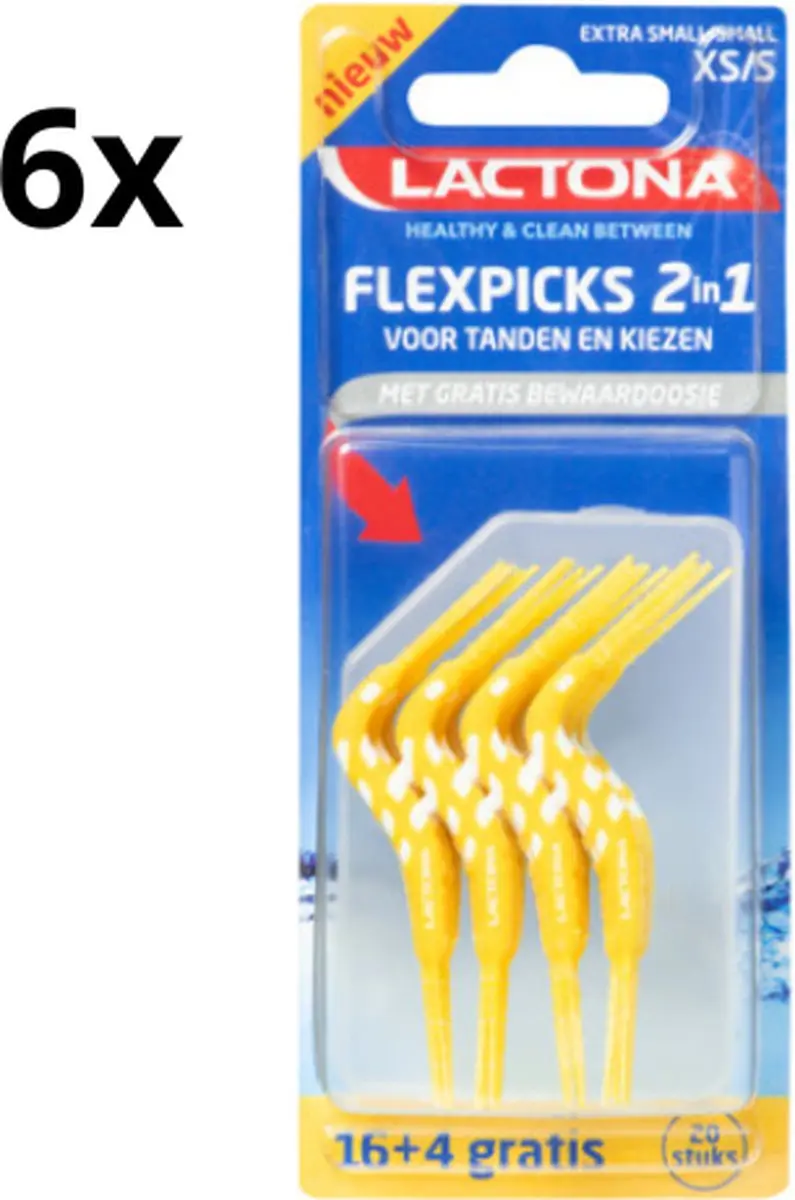 Lactona FlexPicks 2in1 XS/S Geel