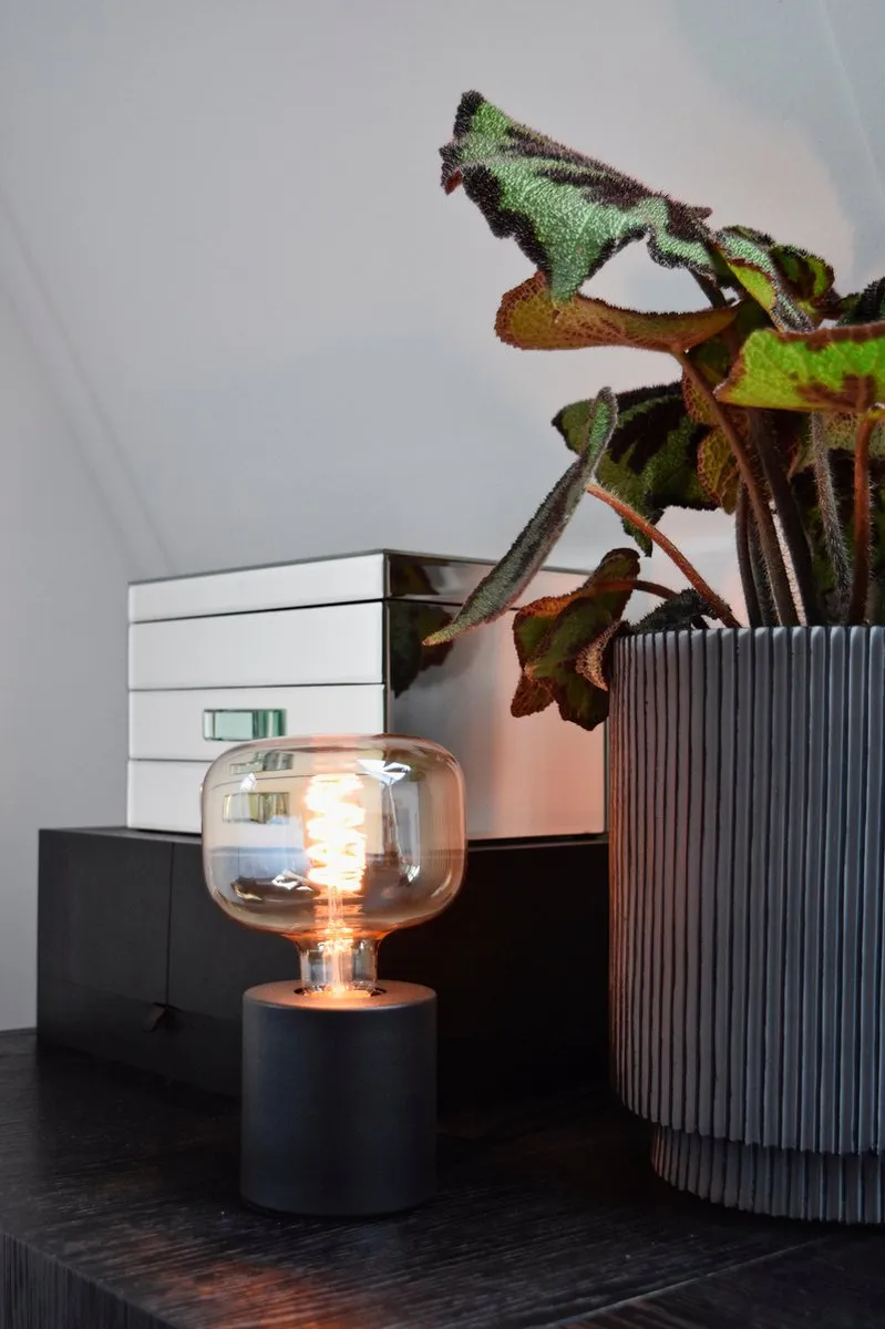 Calex Industrieel Tafellamp E27 - Zwart