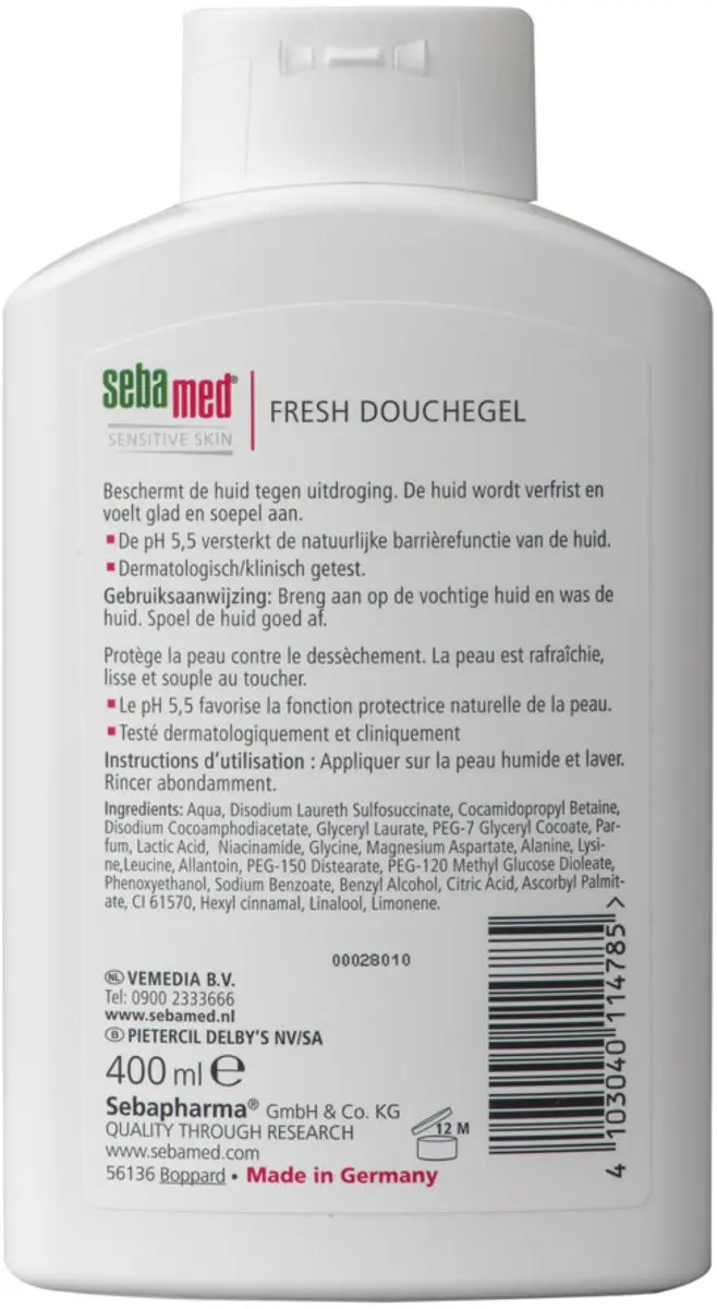 Sebamed Fresh Douchegel 2x400ml