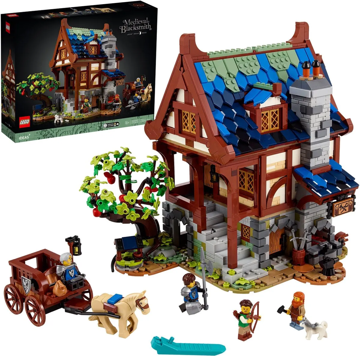 LEGO Ideas Middeleeuwse Smid 21325 - 2164 Stukken