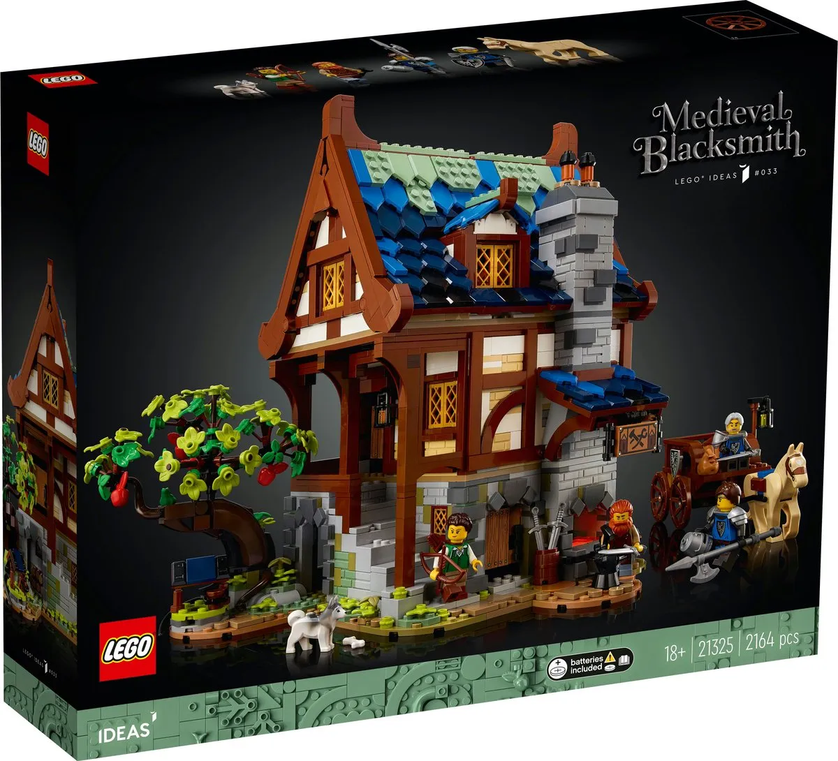 LEGO Ideas Middeleeuwse Smid 21325 - 2164 Stukken - afbeelding 6 van 6