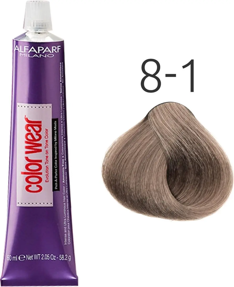 ALFAPARF Color Wear 8.1 Zwart 60ml