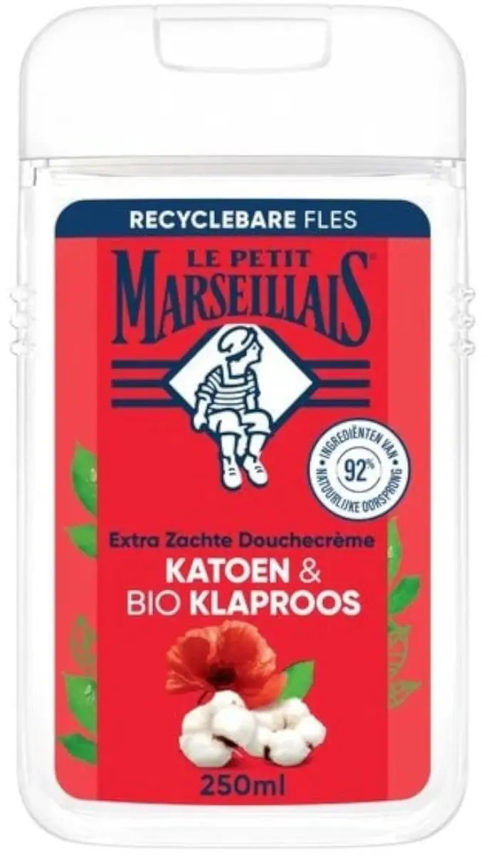 Le Petit Marseillais Crème de Douche Coton & Coquelicot BIO 250ml
