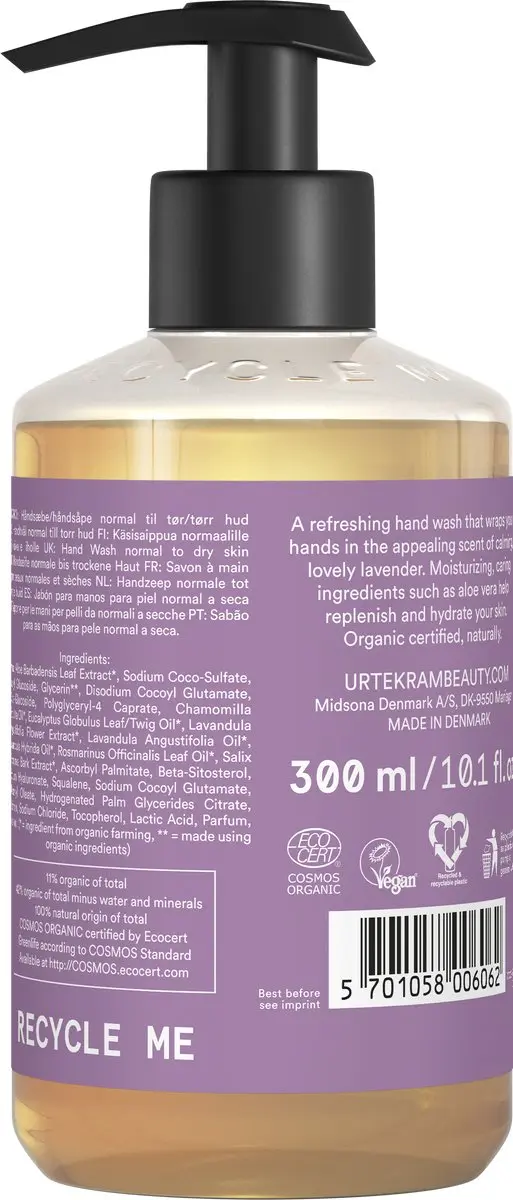 Urtekram Soothing Lavender Vloeibare Handzeep 300ml
