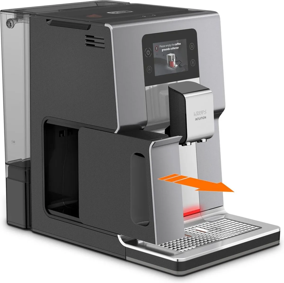 Krups Intuition EA875E Volautomatische Espressomachine - Grijs